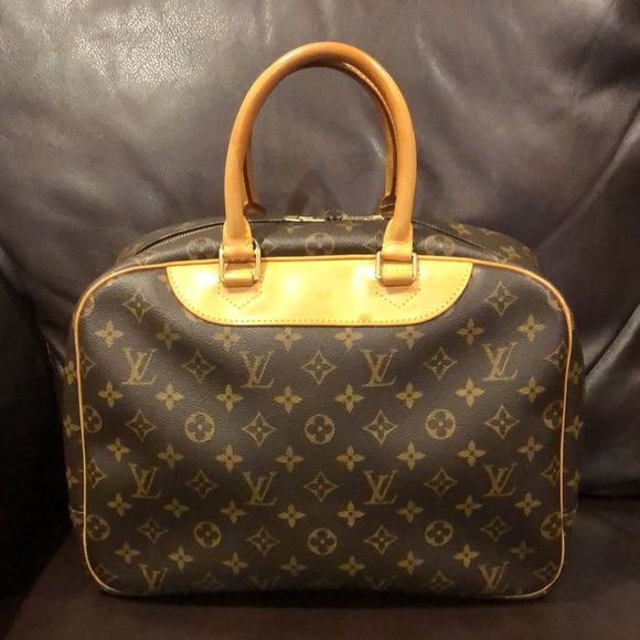 LOUIS VUITTON Deauville LV Monogram Top Handle Doctor’s Weekend Bag 35cm - Picture 6 of 17